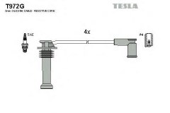 Комплект высоковольтных проводов для FORD B-MAX (JK) 1.4 LPG 2013-, код двигателя RTJC, V см3 1388, кВт 66, л.с. 90, Бензин/автогаз (LPG), TESLA T972G