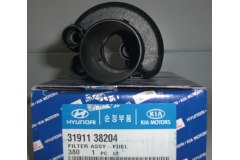 Фильтр топливный для FORD FOCUS II (DA_, HCP) 1.4 2004-2012, код двигателя ASDA,ASDB, V см3 1388, КВт59, Л.с.80, бензин, Hyundai-KIA 3191138204