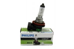 Лампа H11 (55W) PGJ19-2 Long Life EcoVision 12V 12362LLECO C1 36194044 для FORD C-MAX II (DXA/CB7, DXA/CEU) 1.6 Flexifuel 2011-, код двигателя MUDA, V см3 1596, кВт 88, л.с. 120, Бензин/этанол, Philips 12362LLECOC1